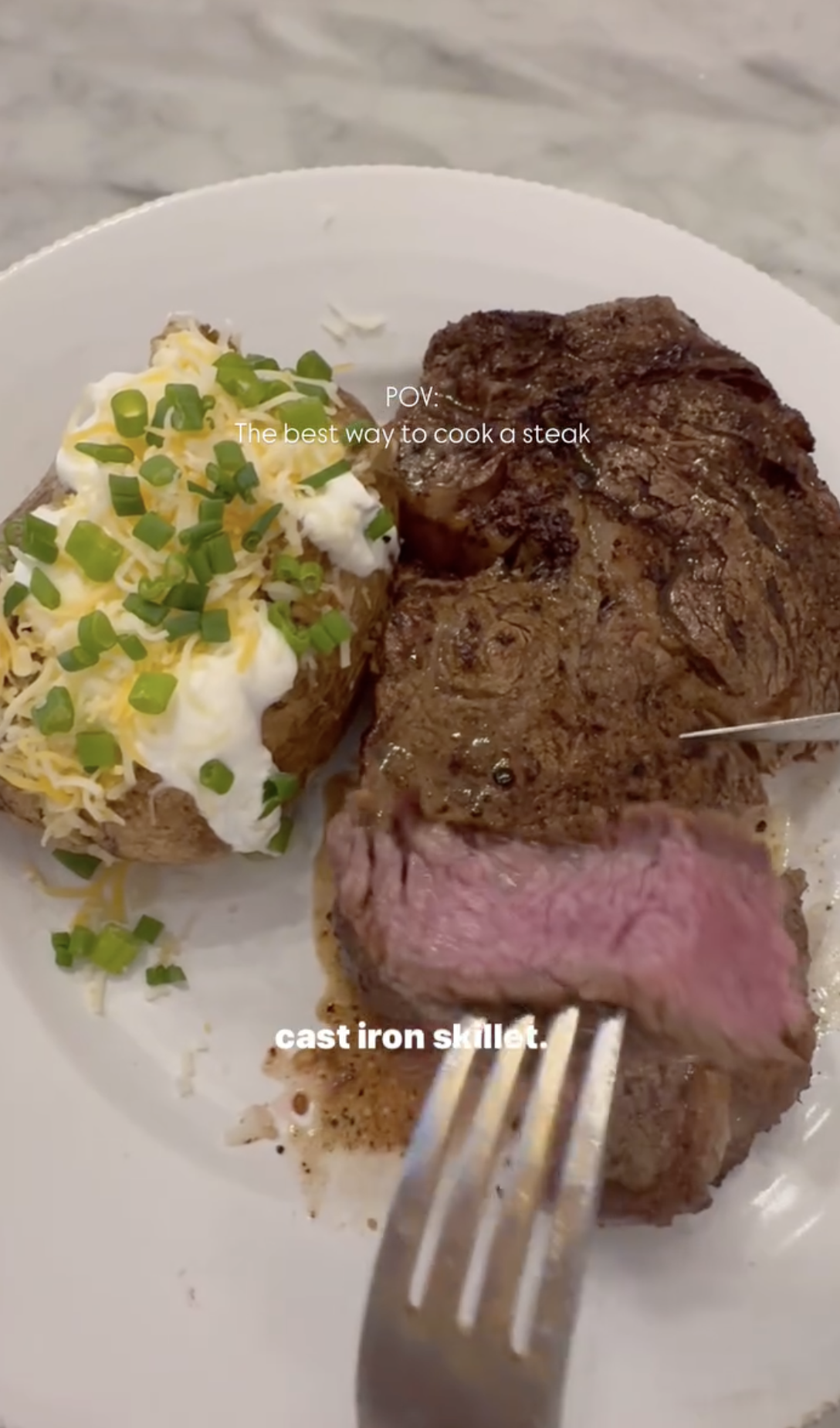 Cast Iron Steaks with Cowboy Butter